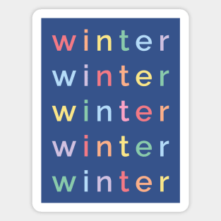 Winter Winter Magnet